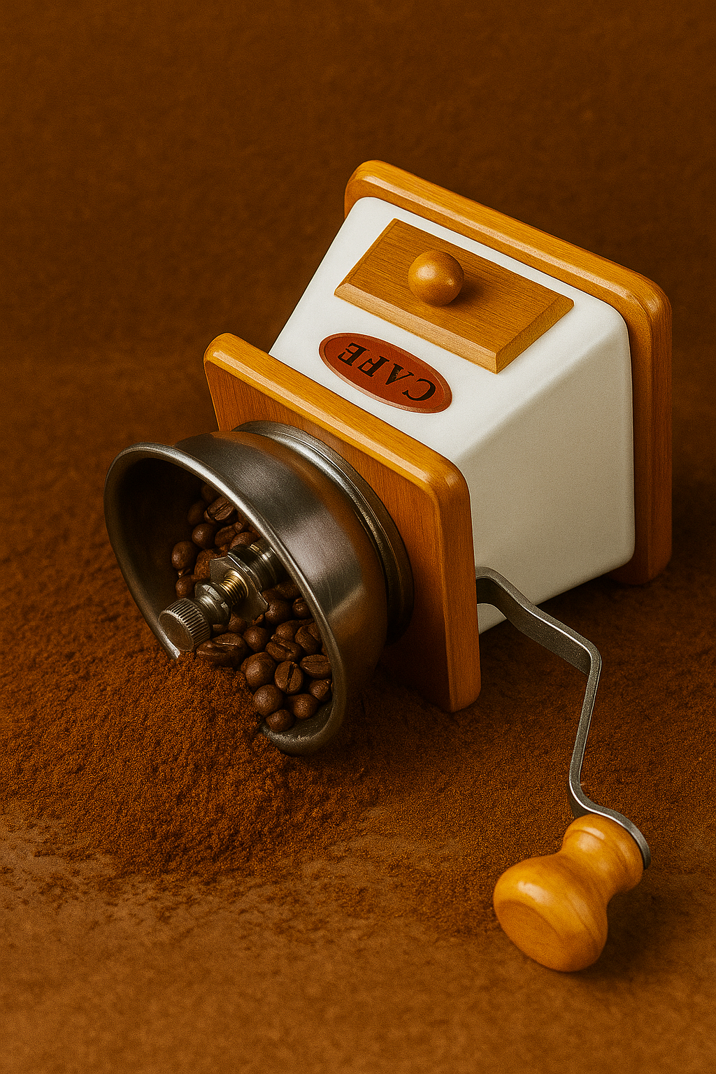 Café con historia: disfruta cada taza con un molino manual