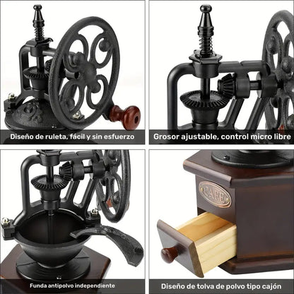 Molinillo de Café Manual Retro – Un Clásico Que Muele con Estilo