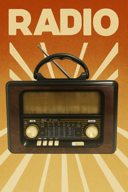 Radio Retro Vintage Recargable | Bluetooth, USB, AM/FM – Estilo Clásico con Tecnología Moderna (BP-R094BT)
