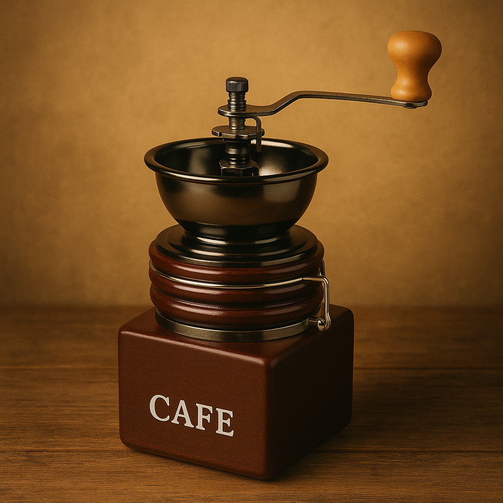 Molino De Café, Manivela De Mano,