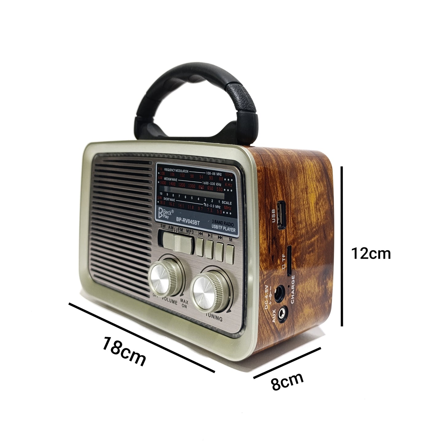 Vibra Vintage Radio Retro ( Beck BP-RV045BT)